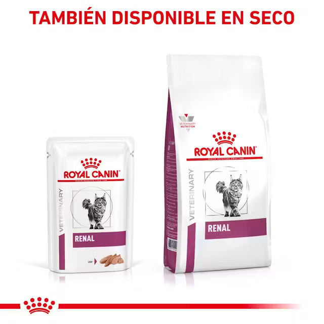 Royal Canin Veterinary Renal Paté en Sobre 85 g Comida Húmeda para Gatos al mejor precio -todoastorenimal.com