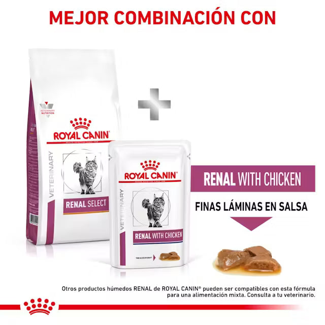 Royal Canin Veterinary Renal Select Pienso para Gatos al mejor precio -todoastorenimal.com