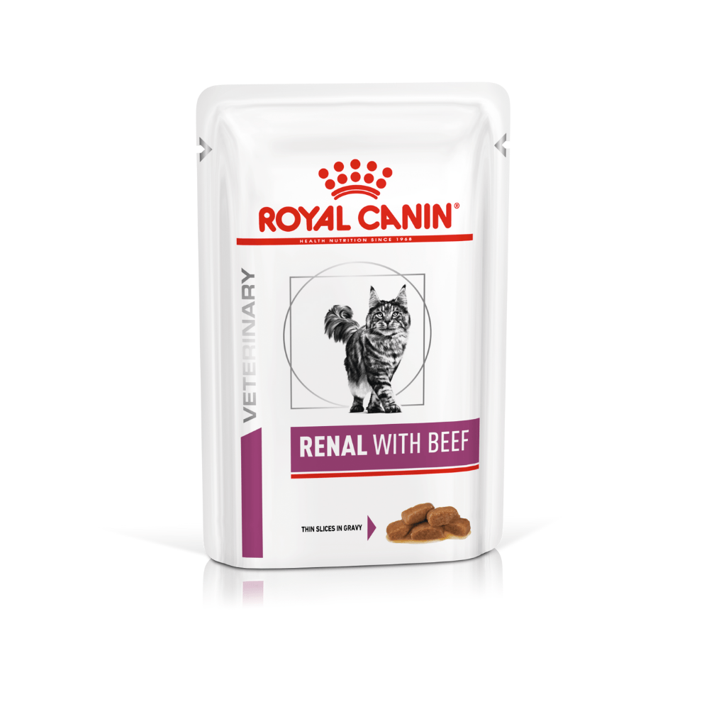 Royal Canin Veterinary Renal con Buey Sobre 85 g Comida Húmeda para Gatos al mejor precio -todoastorenimal.com