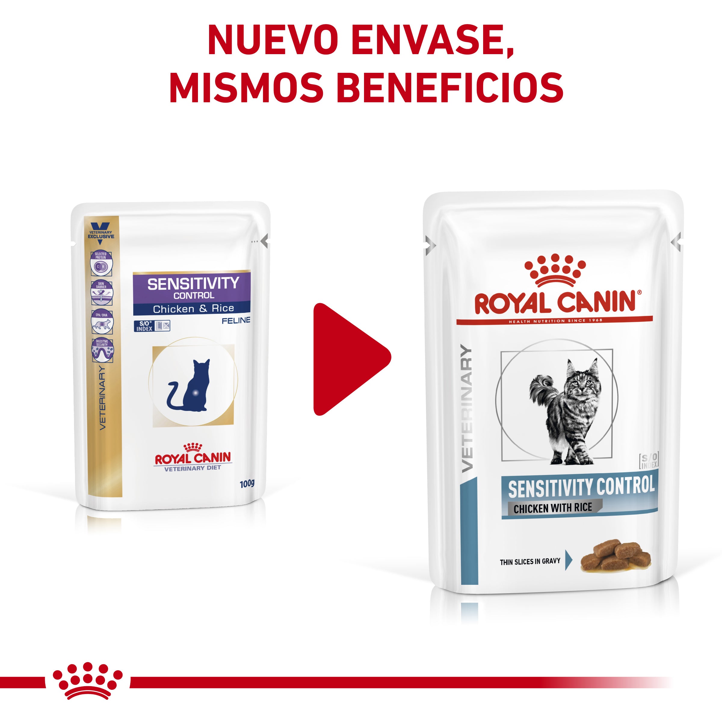 Royal Canin Veterinary Sensitivity Control Pollo & Arroz Sobre 85 g Húmedo para Gatos al mejor precio -todoastorenimal.com
