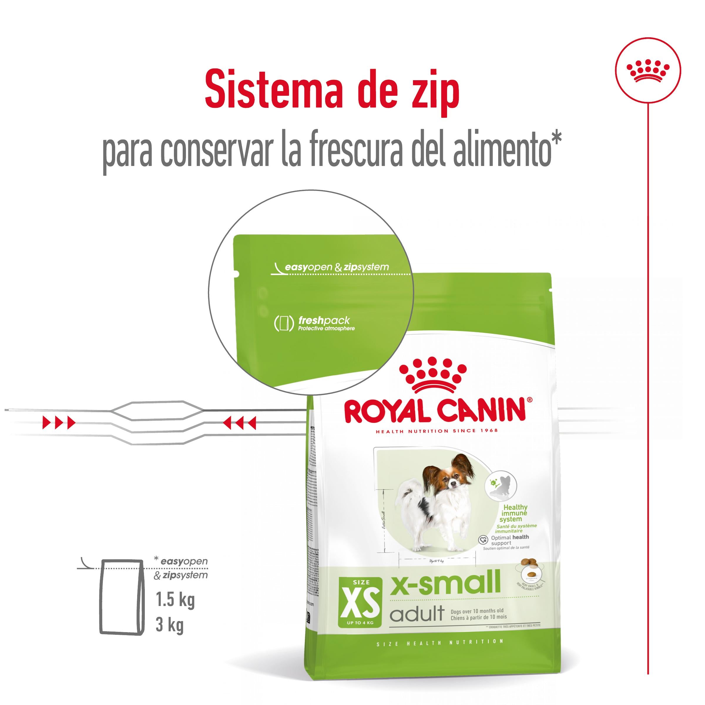 Royal Canin X-Small Adulto Pienso para Perros al mejor precio -todoastorenimal.com