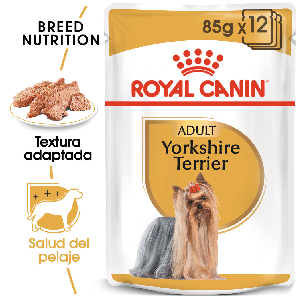 Royal Canin Yorkshire Paté Adulto 85 g Comida Húmeda para Perros al mejor precio -todoastorenimal.com