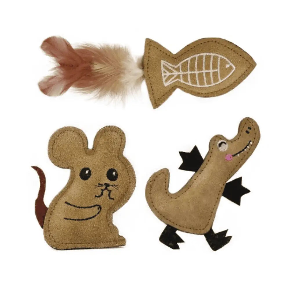 Rustic Animals Nayeco Pack de 3 juguetes para Gatos al mejor precio -todoastorenimal.com