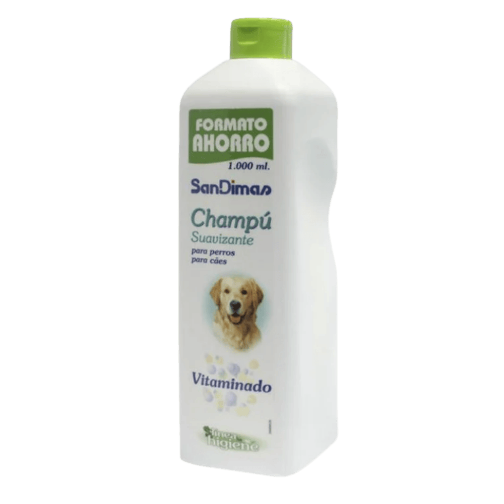 SanDimas Champú Suavizante Vitaminado Formato Ahorro 1L para Perros al mejor precio -todoastorenimal.com