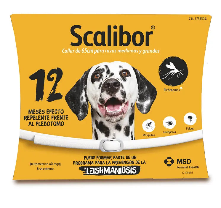Scalibor Collar Antiparasitario para Perros | Mosquito Leishmania | Pulgas | Garrapatas al mejor precio -todoastorenimal.com
