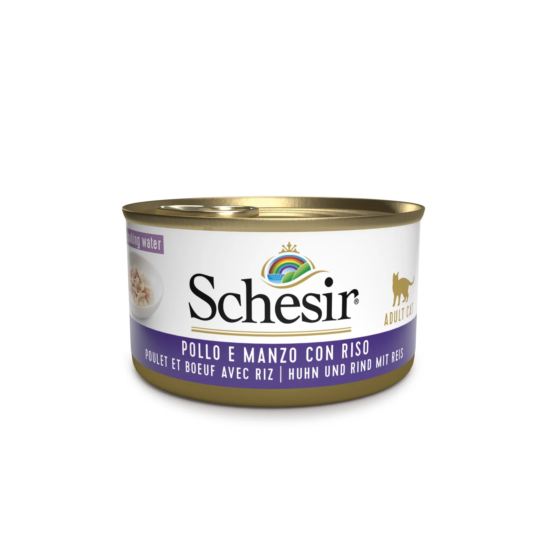 Schesir Lata Comida Húmeda para Gato 85 g al mejor precio -todoastorenimal.com