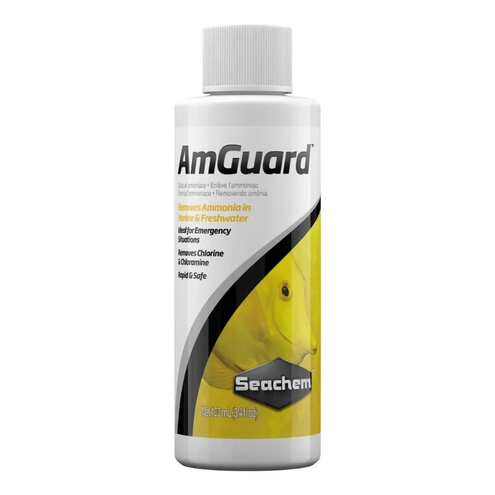 Seachem Amguard 100 ml Tratamiento Purificador de Agua para Acuarios Rápida Acción al mejor precio -todoastorenimal.com