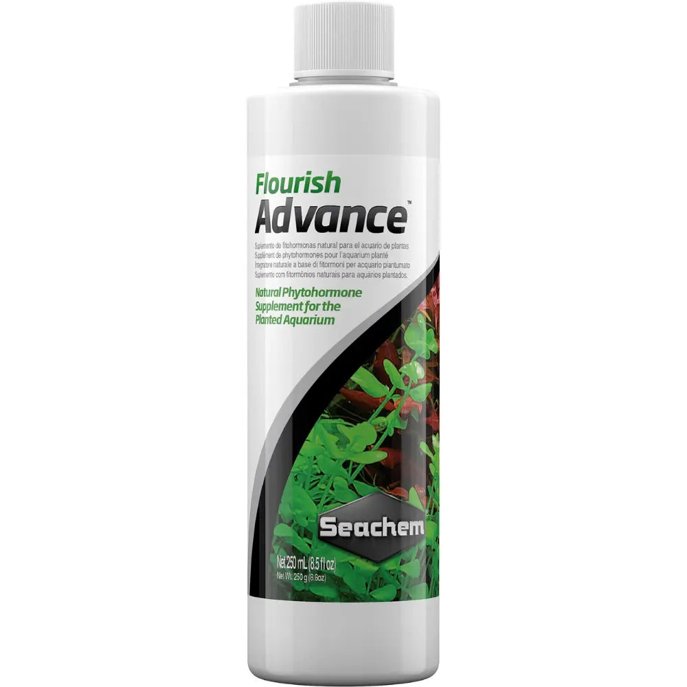 Seachem Flourish Advance 250 ml Suplemento de Fitohormonas, Minerales y Nutrientes para Acuarios al mejor precio -todoastorenimal.com