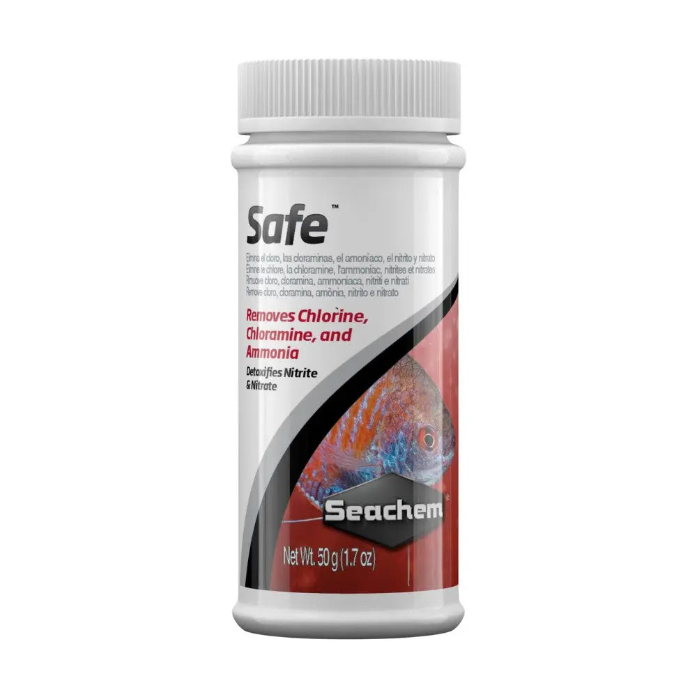 Seachem Safe Acondicionador Natural para Peces de Acuario al mejor precio -todoastorenimal.com