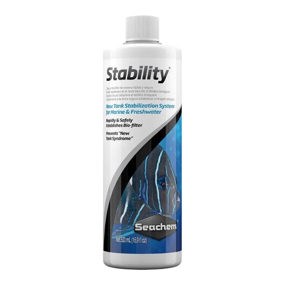 Seachem Stability 500 ml Bacterias Beneficiosas para Agua Dulce y Salada al mejor precio -todoastorenimal.com