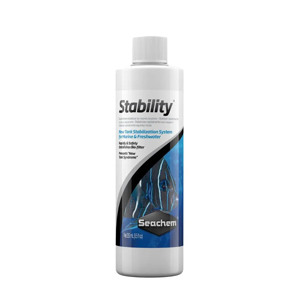 Seachem Stability Bacterias Beneficiosas para Agua Dulce y Salada al mejor precio -todoastorenimal.com