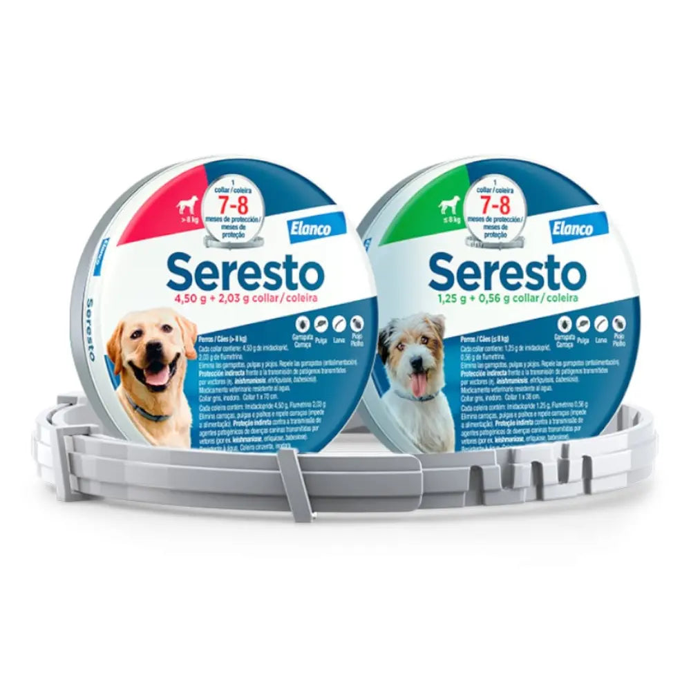 Seresto Collar Antiparasitario para Perros - Protección ante pulgas, garrapatas y mosquitos al mejor precio -todoastorenimal.com