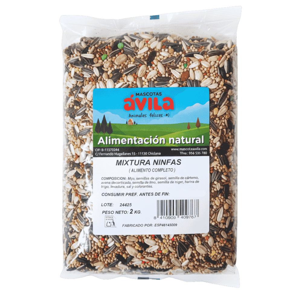 Sinfonía Mixtura para Agapornis y Ninfas Alimentación Natural Bolsa al mejor precio -todoastorenimal.com