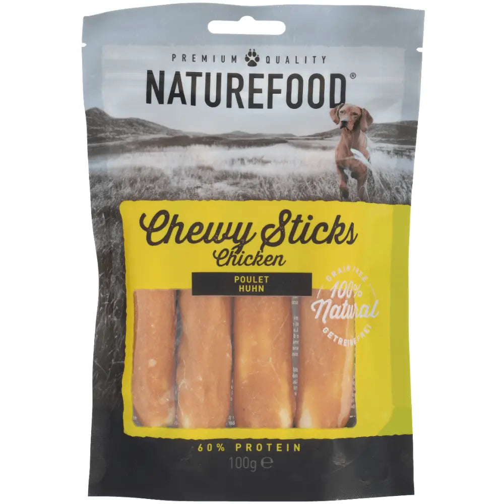 Snack Dog Naturefood Palitos Masticables Pollo 100 g al mejor precio -todoastorenimal.com