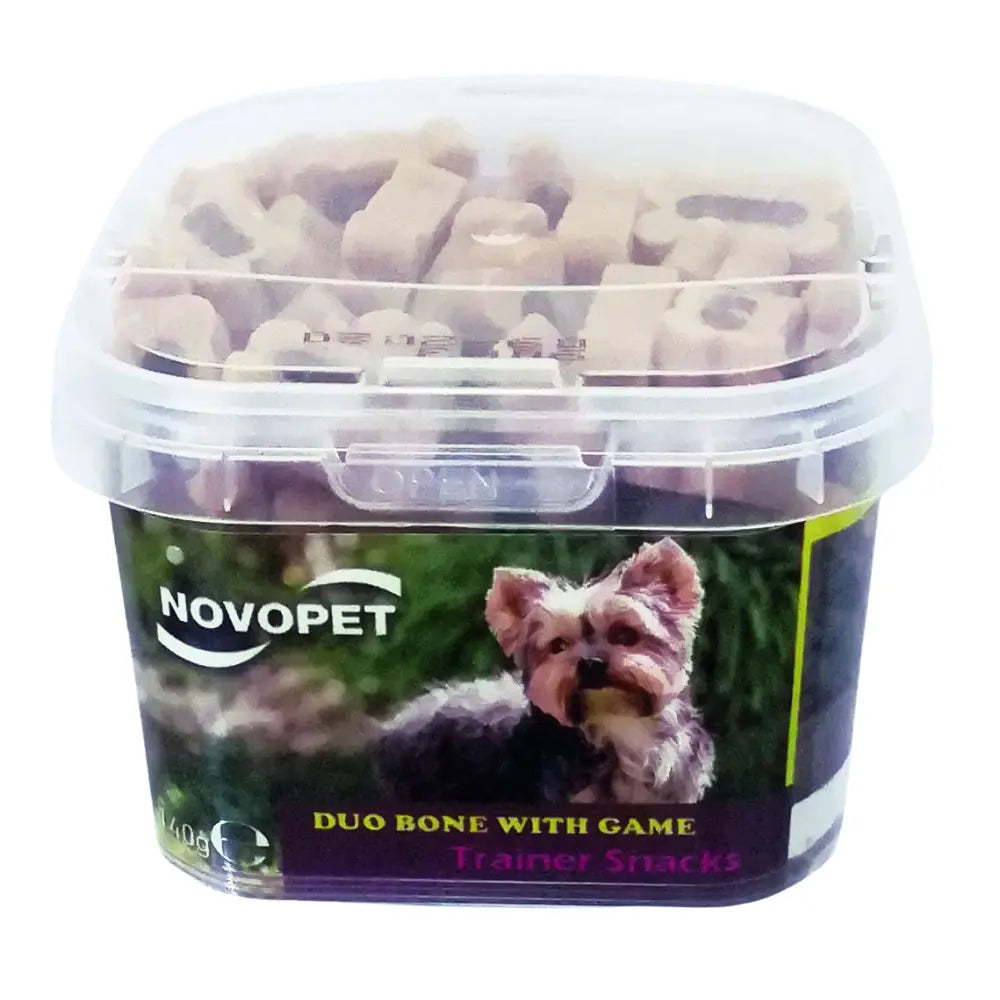 Snack Duo Bone Game 140 g Novopet al mejor precio -todoastorenimal.com