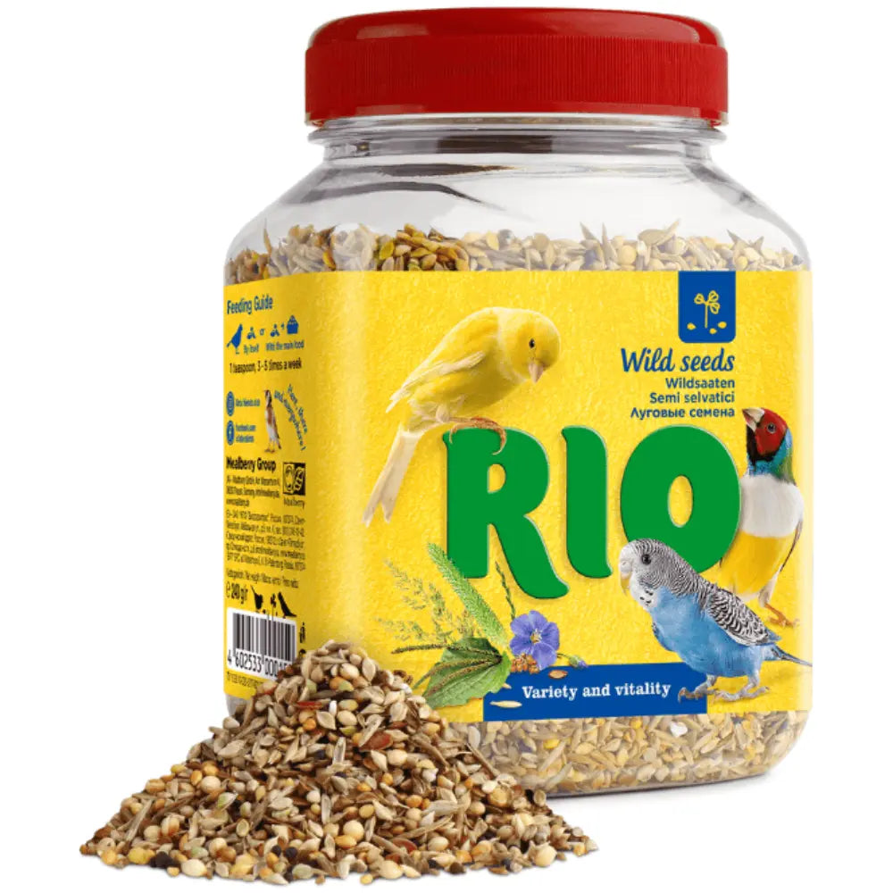 Snack Mix Semillas Silvestres Natural Para Aves 240 g Rio al mejor precio -todoastorenimal.com