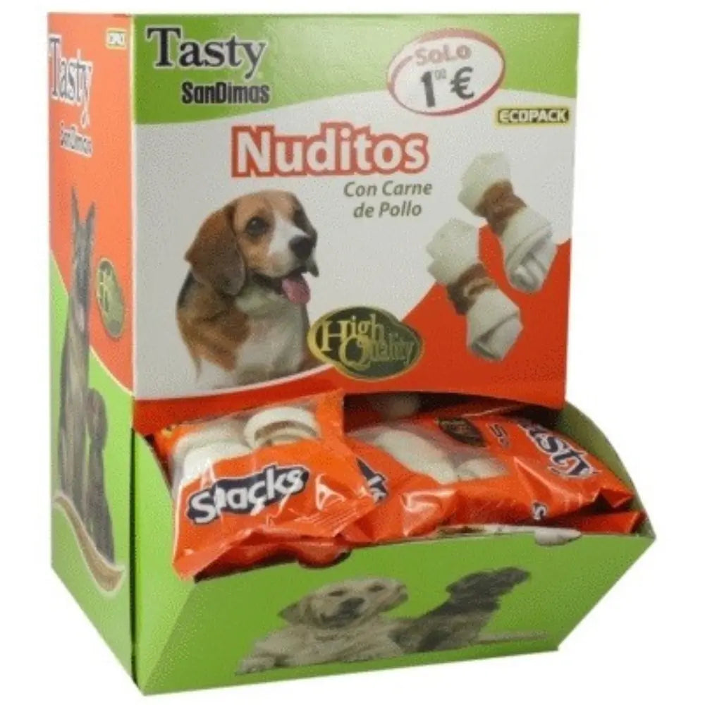 Snacks Tasty Nuditos de Carne y Pollo 2X12 g al mejor precio -todoastorenimal.com