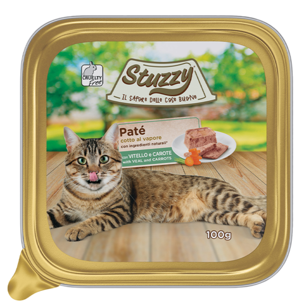 Stuzzy Tarrinas Para Gato Adulto 100 g al mejor precio -todoastorenimal.com