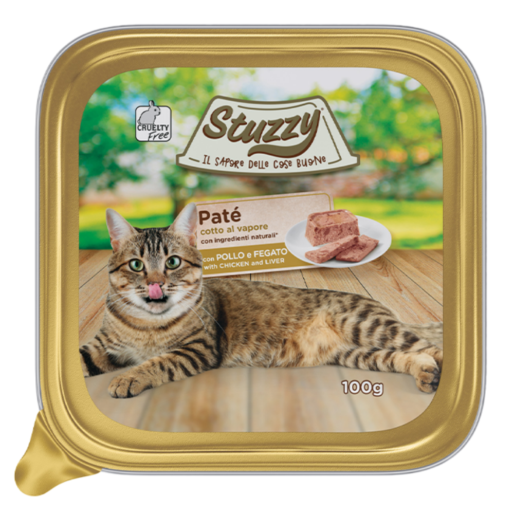 Stuzzy Tarrinas Para Gato Adulto 100 g al mejor precio -todoastorenimal.com