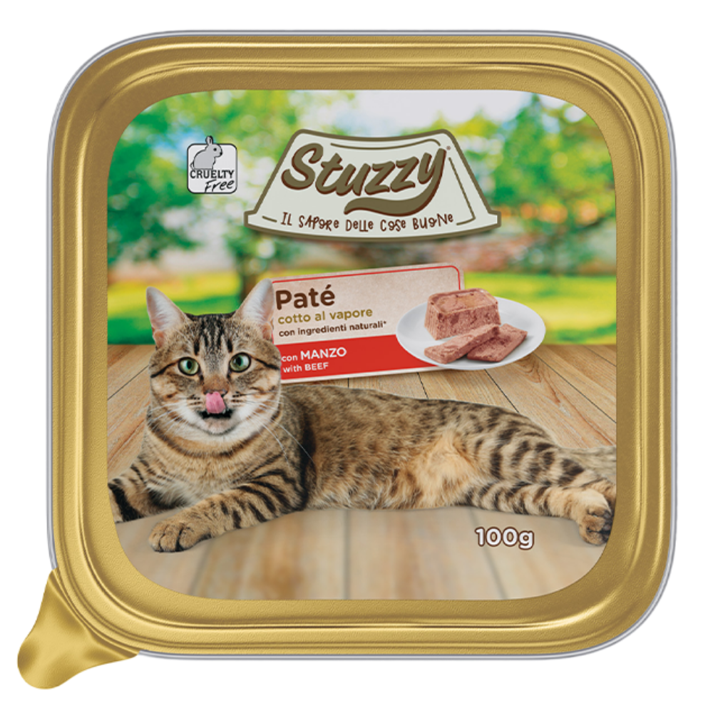 Stuzzy Tarrinas Para Gato Adulto 100 g al mejor precio -todoastorenimal.com
