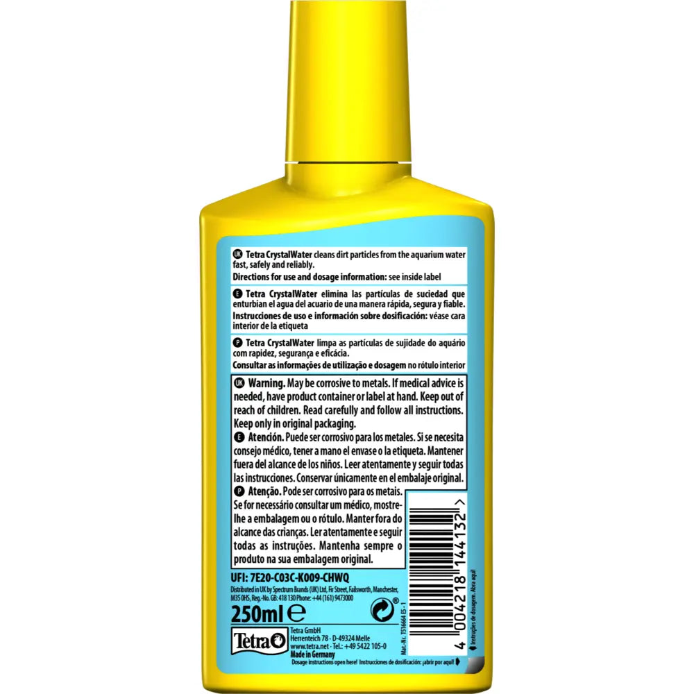 Tetra Crystalwater 250 ml al mejor precio -todoastorenimal.com