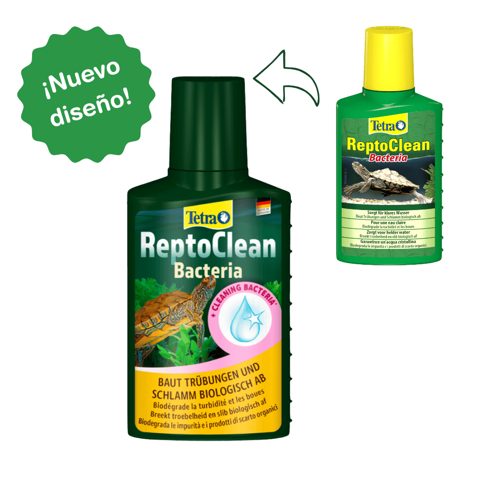 Tetra ReptoClean 100 ml Esporas de Bacterias Limpiadoras de Agua para Tortugas al mejor precio -todoastorenimal.com
