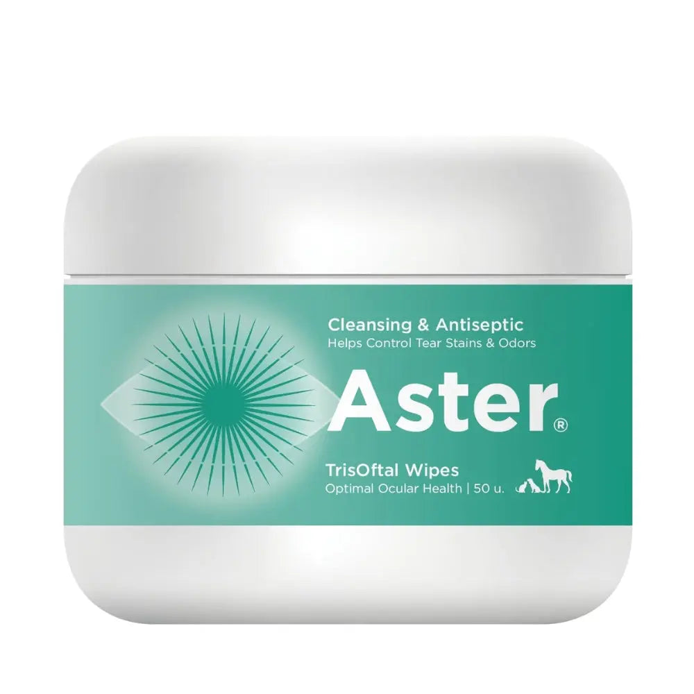 Toallitas Antisépticas Aster Trisoftal 50 uds Limpieza Ocular para Perros, Gatos y Caballos al mejor precio -todoastorenimal.com