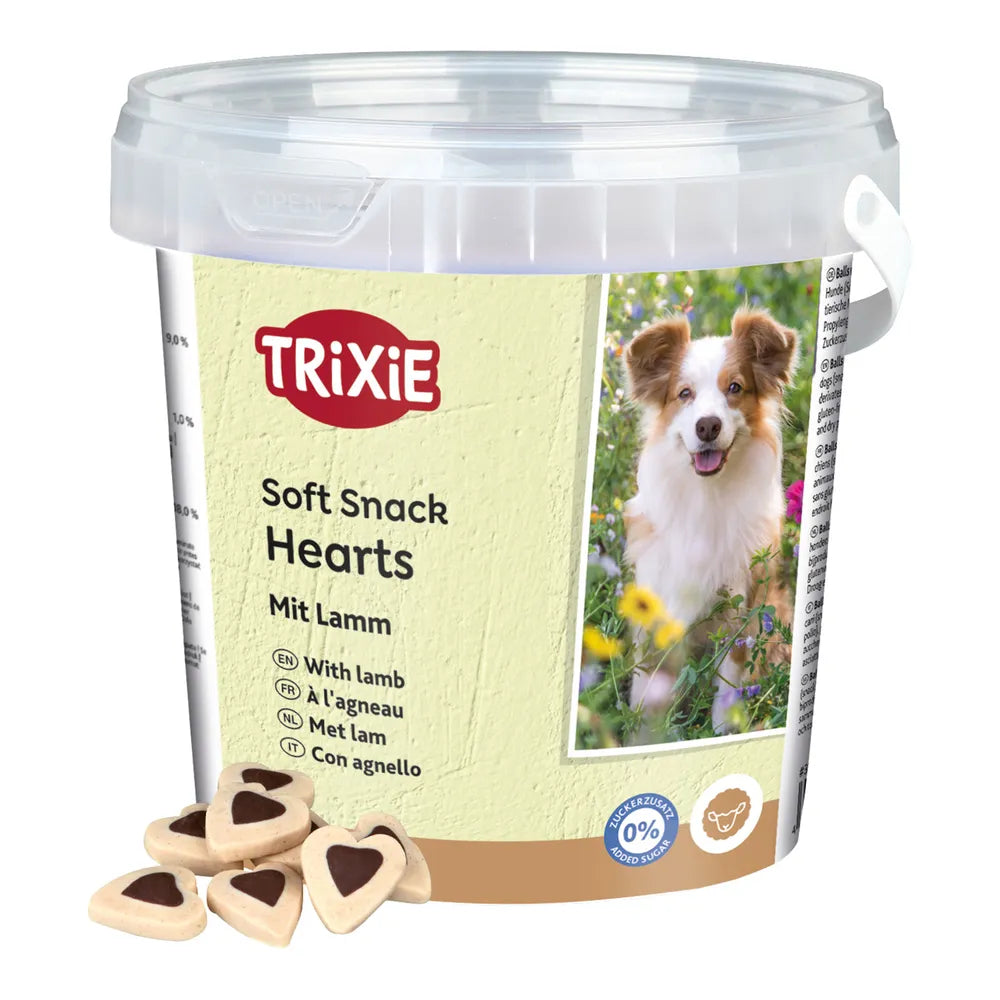 Trixie Bote Soft Snack Happy Hearts 500 g para Perros al mejor precio -todoastorenimal.com