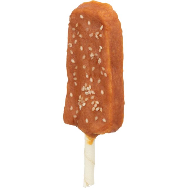 Trixie Snack Denta Fun Chicken Pop con sésamo 12cm al mejor precio -todoastorenimal.com