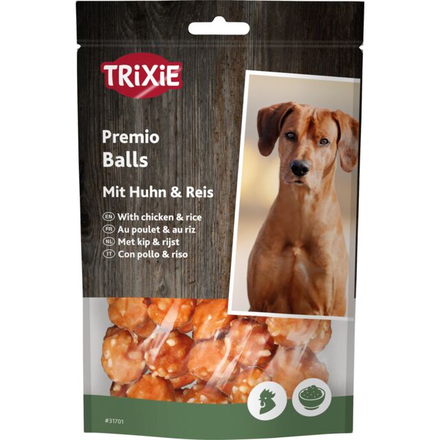 Trixie Snack Rice Chicken Balls Bolas de Pollo y Arroz para Perros al mejor precio -todoastorenimal.com