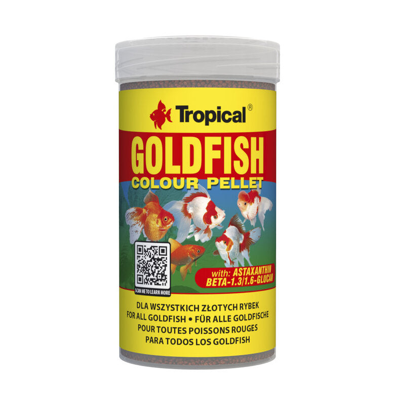 Tropical Goldfish Color Pellets Comida para Peces de Agua Fría al mejor precio -todoastorenimal.com