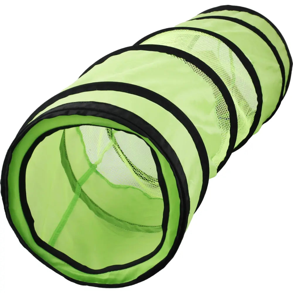 Tunel Gato+Entrada Malla Verde/Negro 25X60 cm al mejor precio -todoastorenimal.com