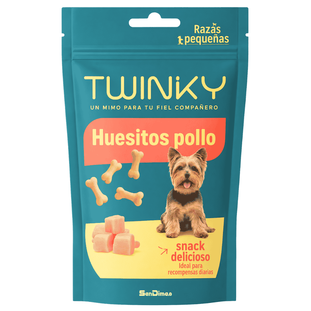 Twinky Huesitos de Pollo 60 g Snack para Perros al mejor precio -todoastorenimal.com