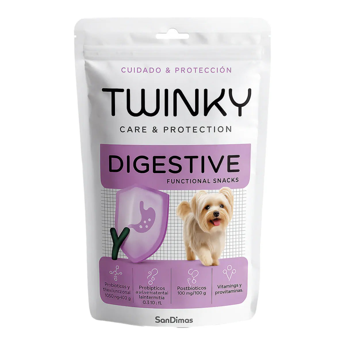 Twinky Snack Funcional Digestive 100 g para Perros al mejor precio -todoastorenimal.com