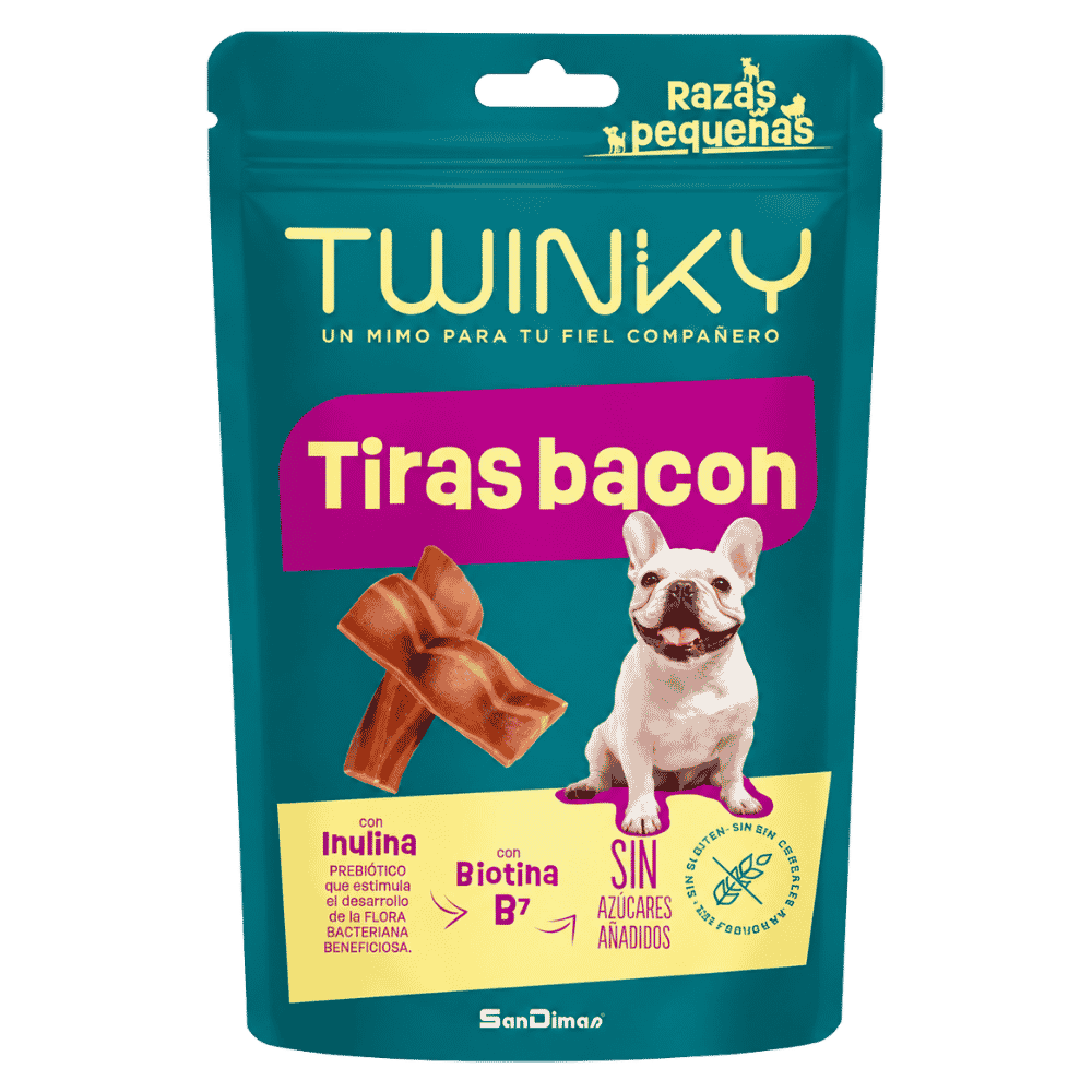 Twinky Snack Tiras de Bacon 100 g para Perros al mejor precio -todoastorenimal.com