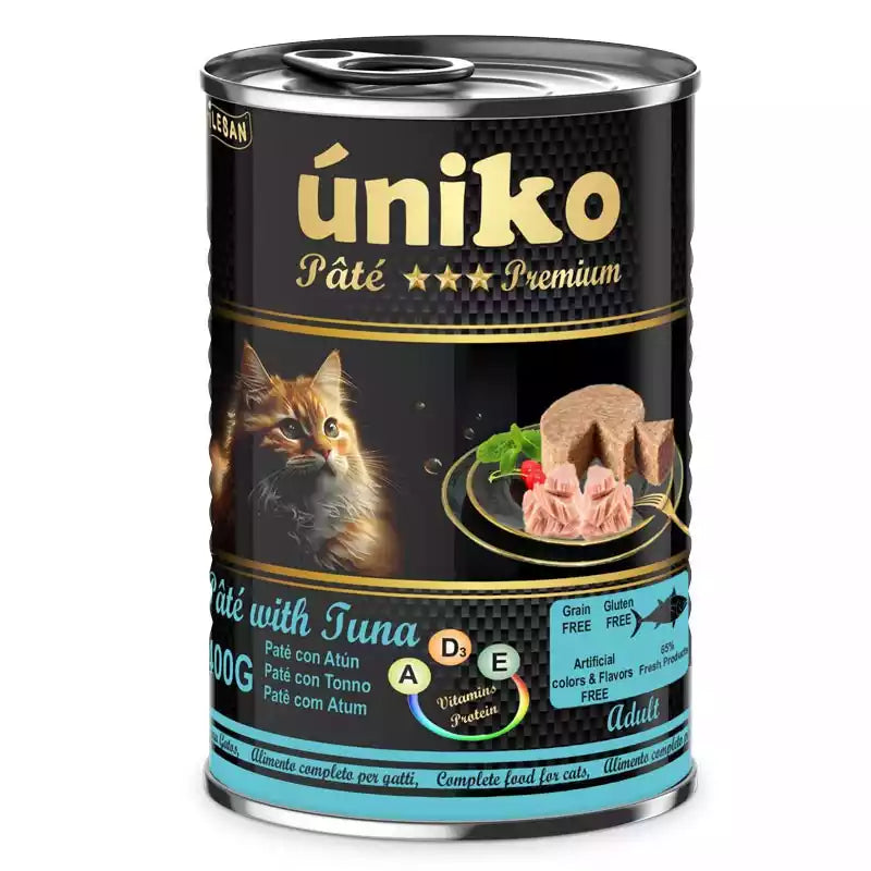 Uniko Comida Húmeda Paté para Gatos 400 g al mejor precio -todoastorenimal.com
