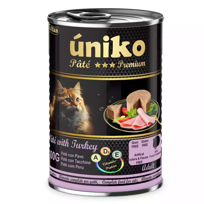 Uniko Comida Húmeda Paté para Gatos 400 g al mejor precio -todoastorenimal.com