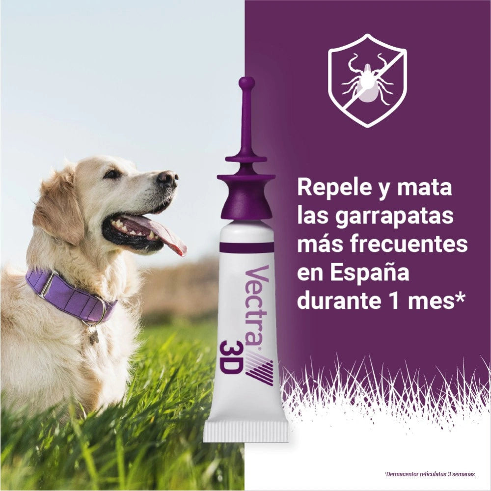Vectra 3D Pipeta Antiparasitaria para Perros al mejor precio -todoastorenimal.com