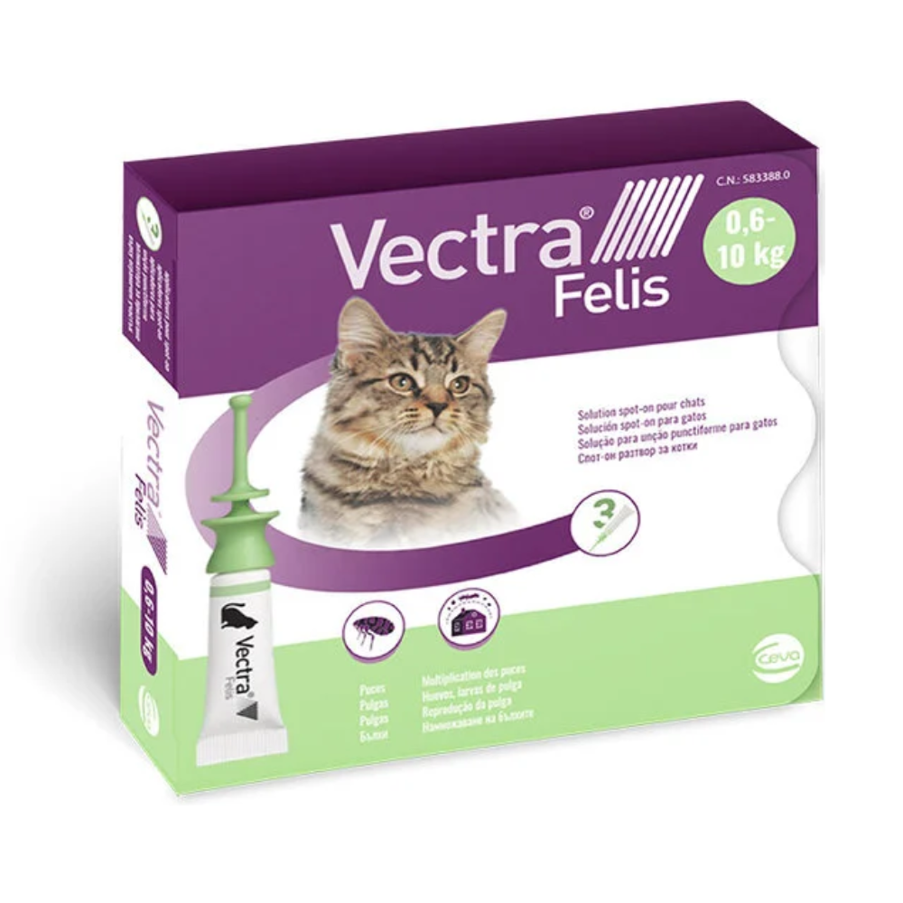 Vectra Felis Pipetas Antiparasitarias para gatos al mejor precio -todoastorenimal.com