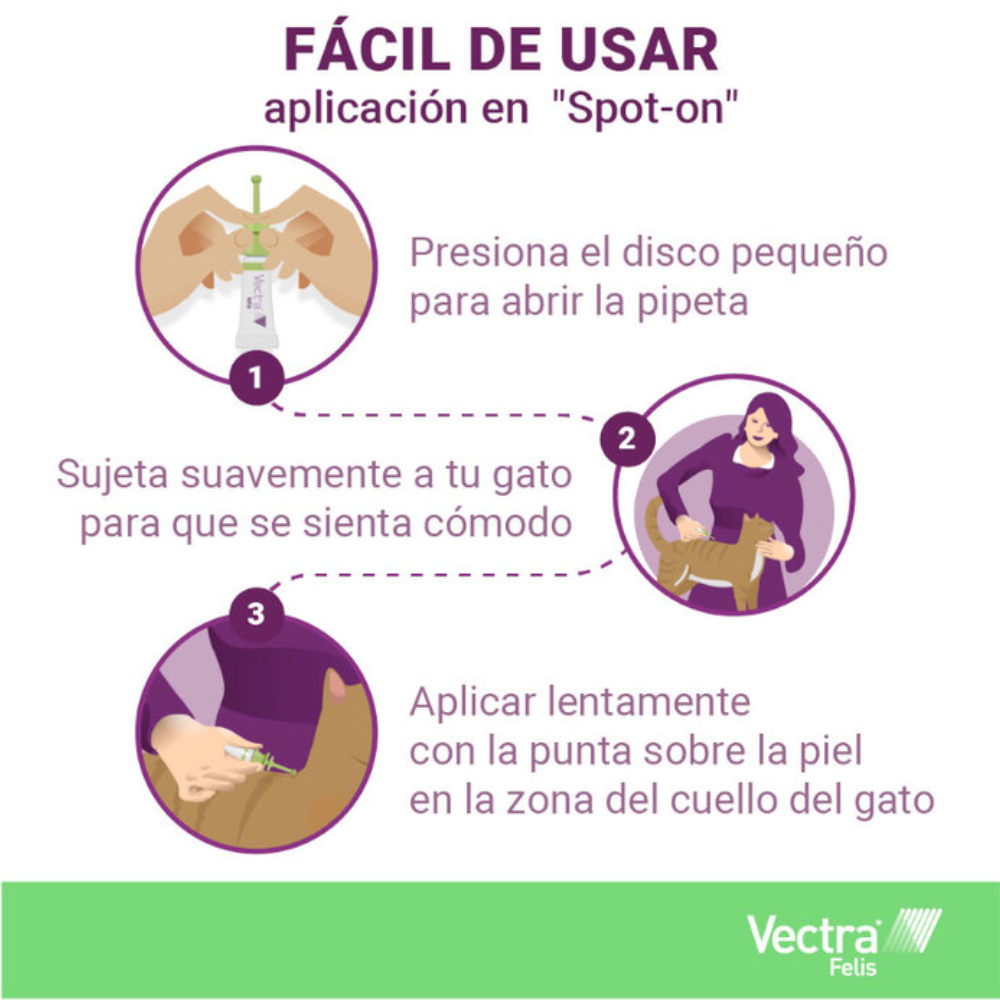 Vectra Felis Pipetas Antiparasitarias para gatos al mejor precio -todoastorenimal.com