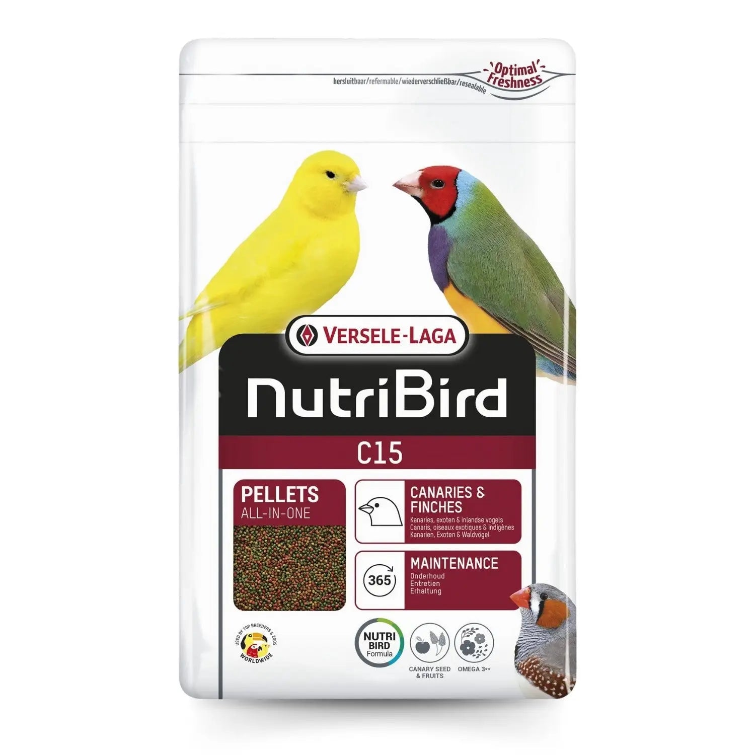 Versele Nutribird Canarios C15 Alimento para Canarios al mejor precio -todoastorenimal.com