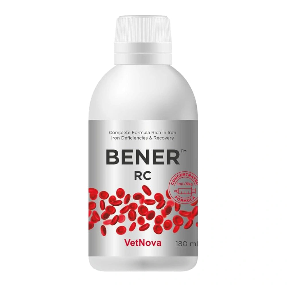 VetNova Bener RC Suplemento Oral Multivitamínimo para Perros y Gatos | Manejo de Déficit de Hierro al mejor precio -todoastorenimal.com