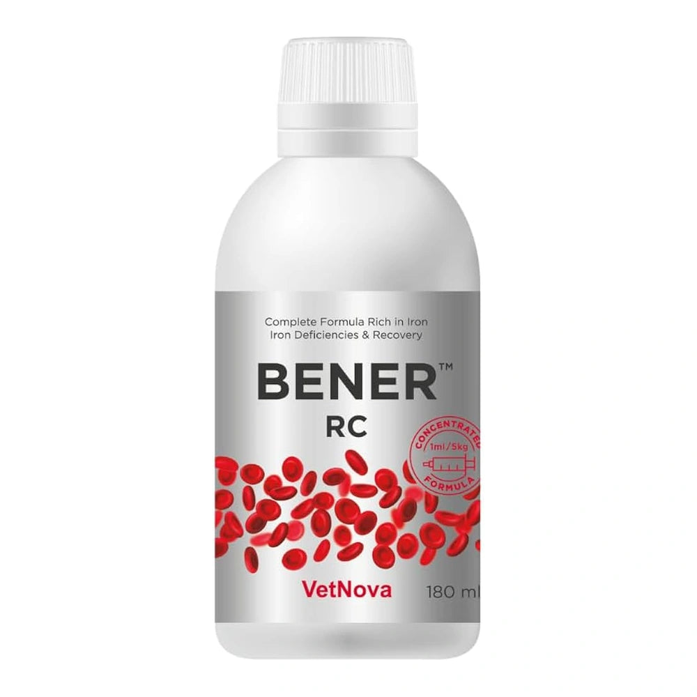 VetNova Bener RC Suplemento Oral Multivitamínimo para Perros y Gatos | Manejo de Déficit de Hierro al mejor precio -todoastorenimal.com