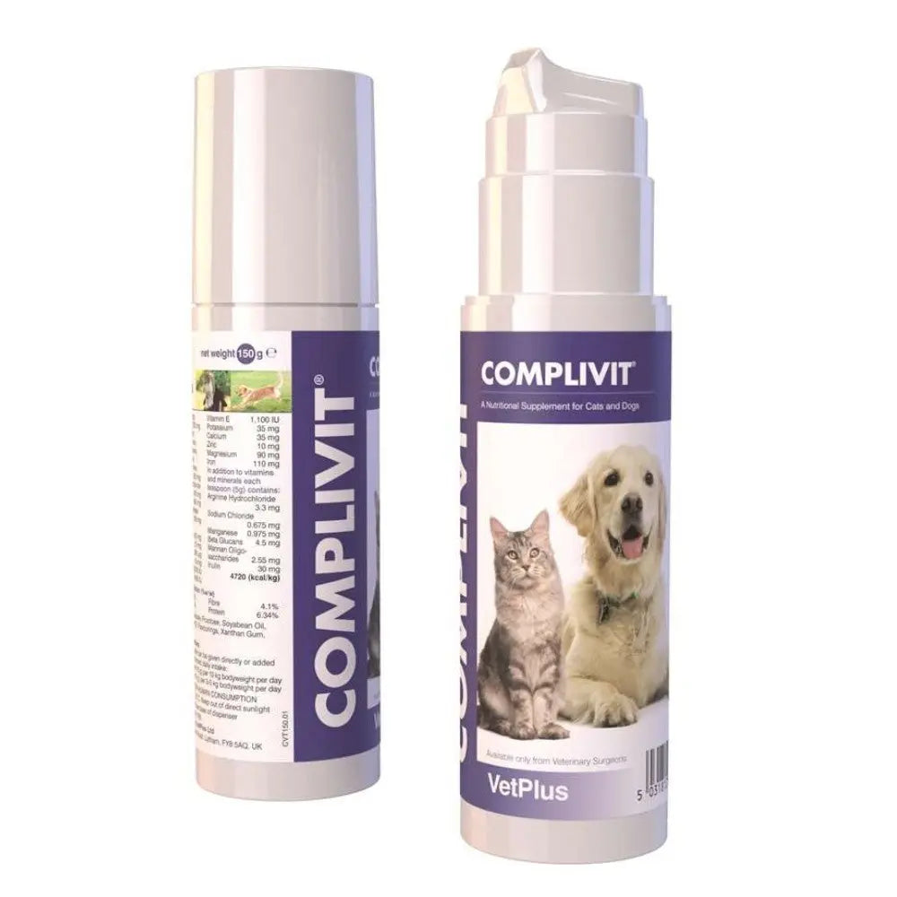 VetPlus Complivit 150 g Complemento Multivitamínico para Perros y Gatos al mejor precio -todoastorenimal.com
