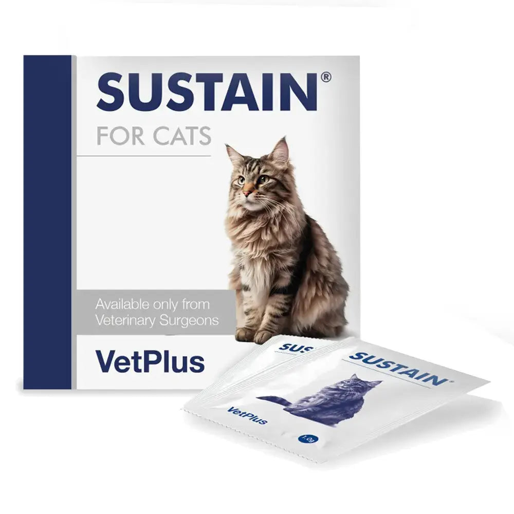 VetPlus Sustain 30 Sobres Complemento Digestivo con Probióticos para Gatos al mejor precio -todoastorenimal.com