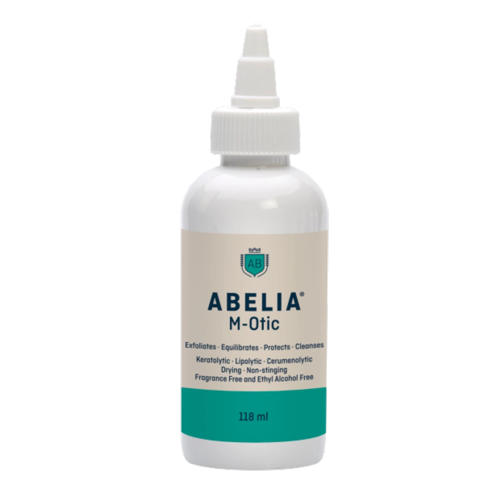 Vetnova Abelia M-Otic Limpiador Ótico 118ml al mejor precio -todoastorenimal.com