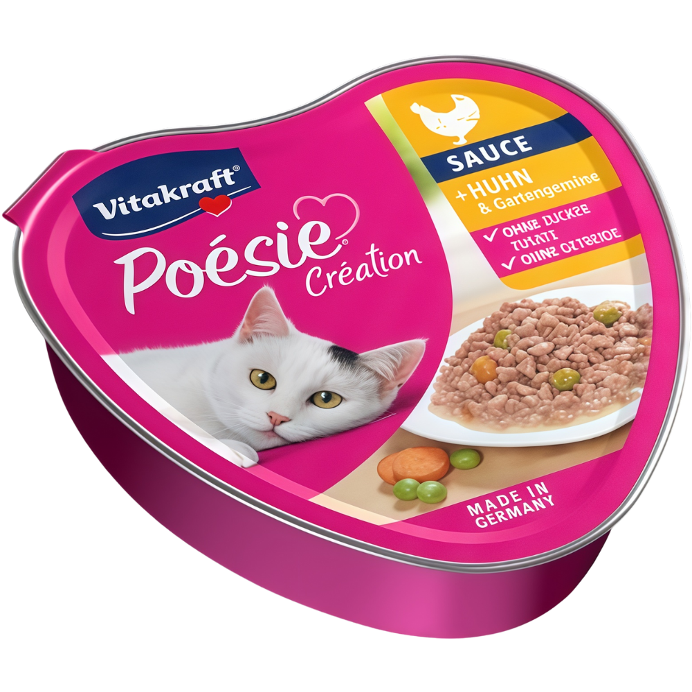 Vitakraft Cat Poesie En Salsa 85 g Pollo y Verduras al mejor precio -todoastorenimal.com