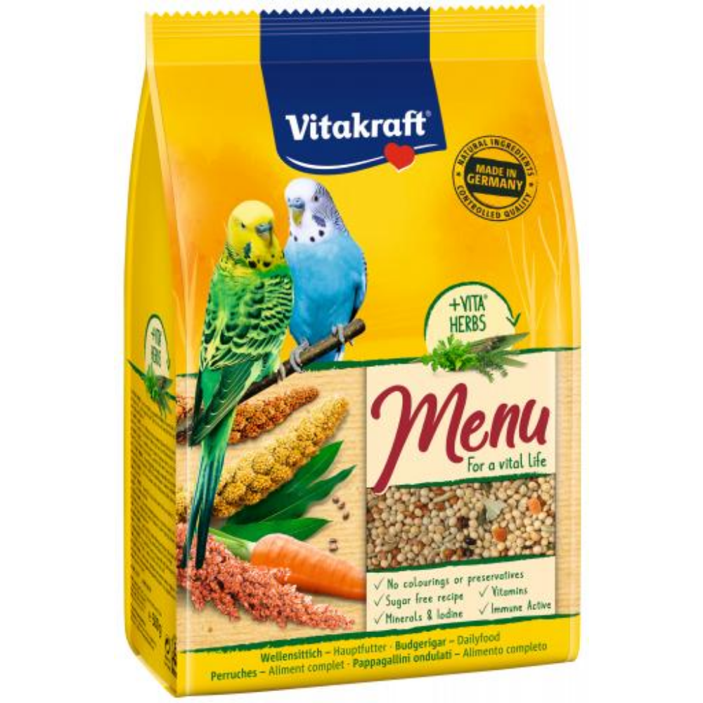 Vitakraft Menu Periquitos 500 g al mejor precio -todoastorenimal.com