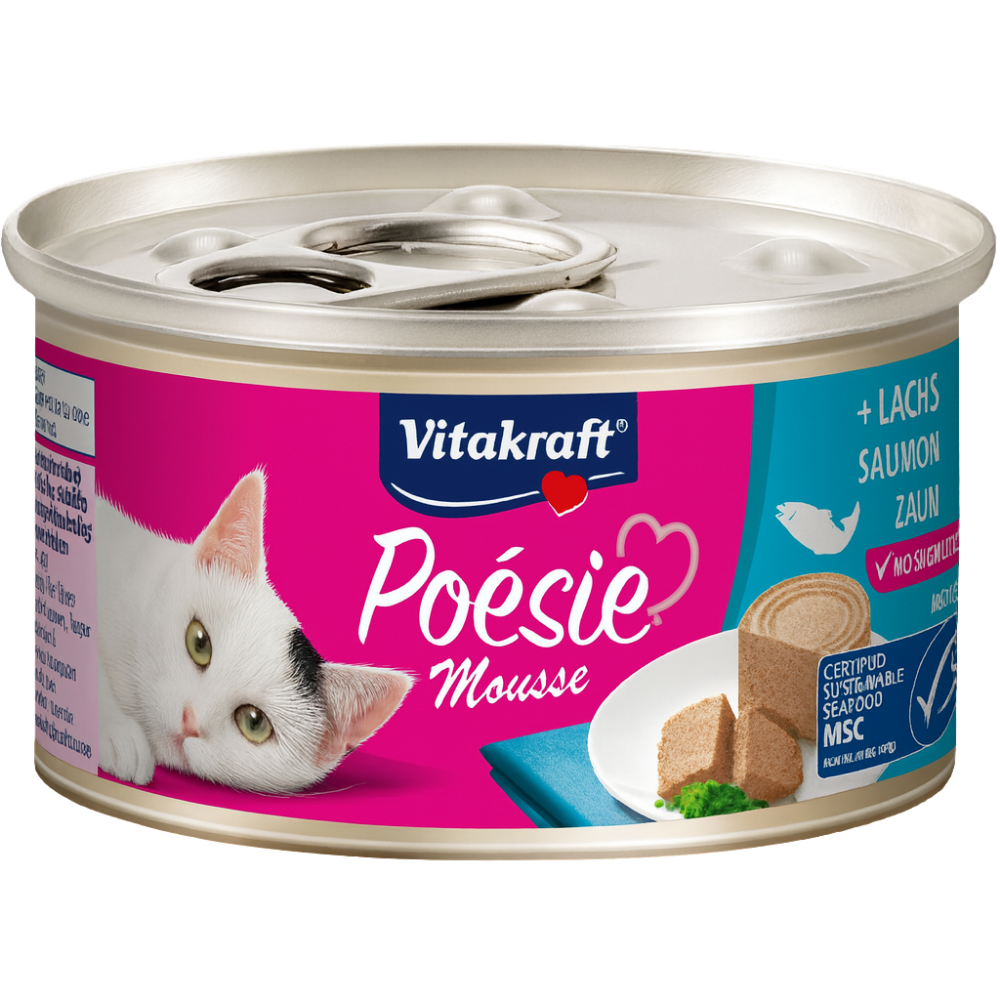 Vitakraft Poesie Mousse 85 g Lata Comida Húmeda para Gatos al mejor precio -todoastorenimal.com
