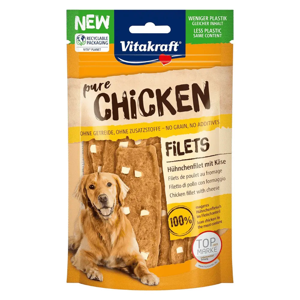 Vitakraft Snack Puro Tiras para Perros | Distintos Sabores al mejor precio -todoastorenimal.com